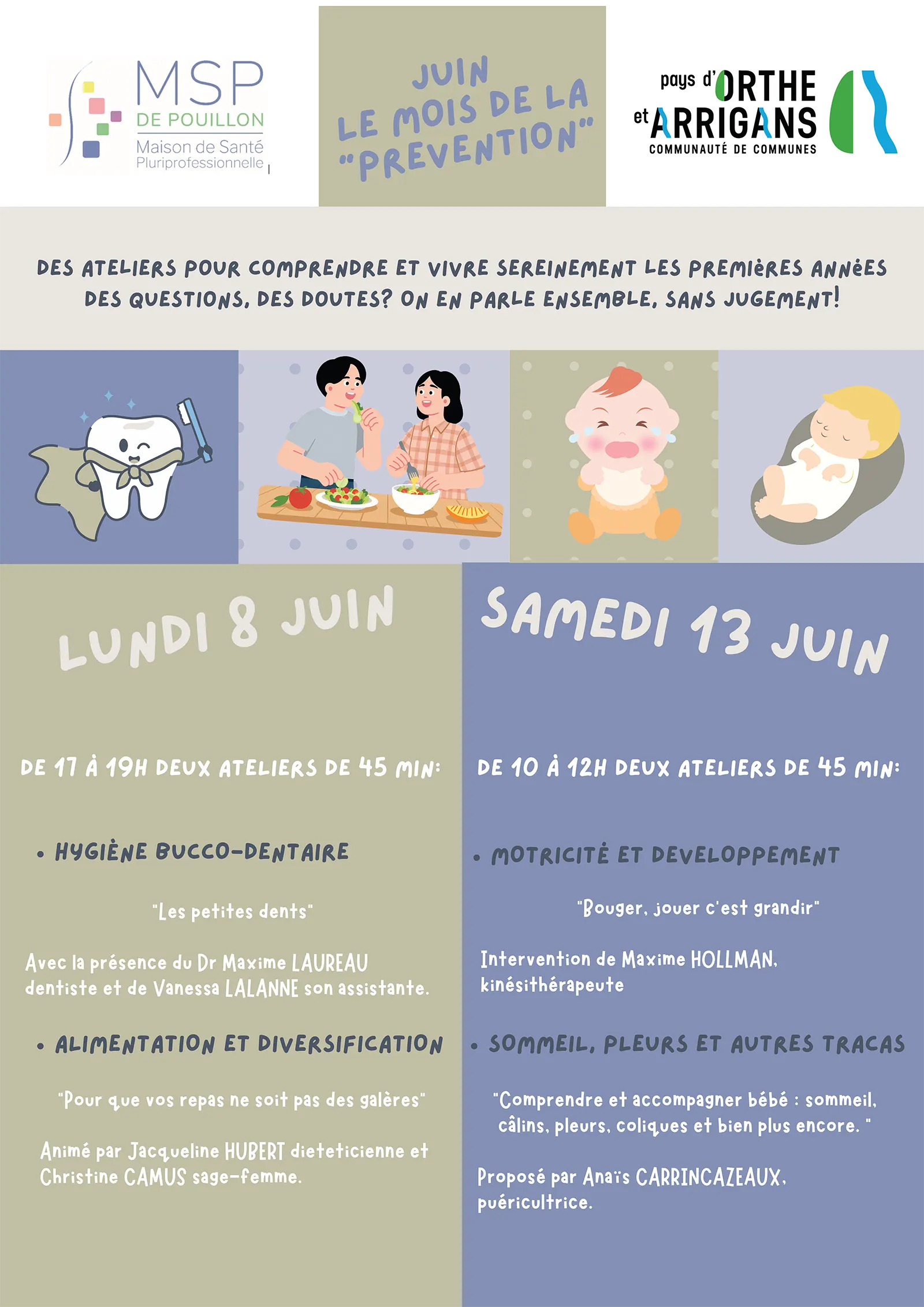 Juin : le mois de la prévention avec la MSP de Pouillon