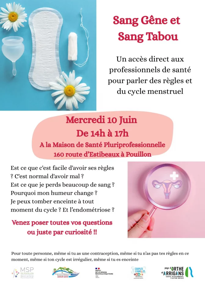 Sang gêne et sang tabou : règles et cycle menstruel