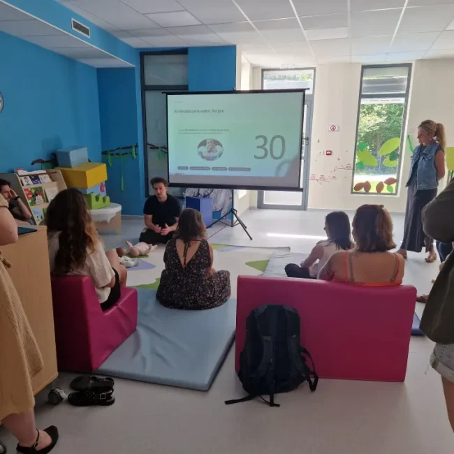 Retour en images sur l'action crèche
